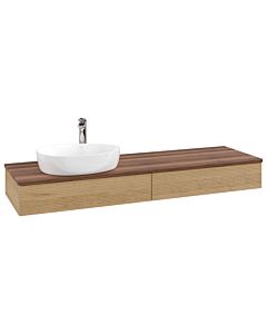 Villeroy & Boch Antao meuble sous vasque 1600x190x500mm L15152HN avec éclairage avec structure FK/AP: HN/2