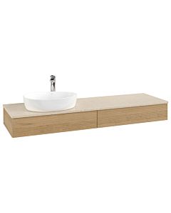 Villeroy & Boch Antao meuble sous vasque 1600x190x500mm L15153HN avec éclairage avec structure FK/AP: HN/3