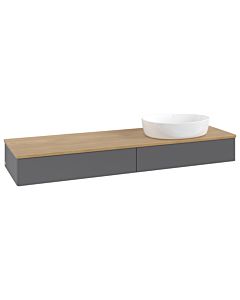 Villeroy & Boch Antao meuble sous vasque 1600x190x500mm L16011GK avec éclairage FK/AP: GK/ 2000