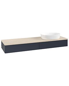 Villeroy & Boch Antao Waschtischunterschrank 1600x190x500mm L16013HG mit Beleuchtung FK/AP: HG/3