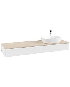 Villeroy & Boch Antao vanity unit 1600x190x500mm L16053MT with lighting FK/AP: MT/3