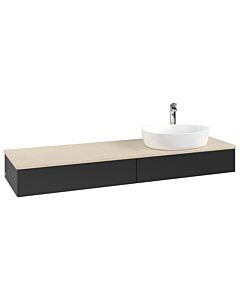 Villeroy & Boch Antao vanity unit 1600x190x500mm L16053PD with lighting FK/AP: PD/3