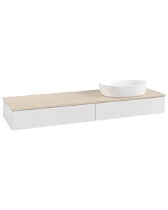 Villeroy & Boch Antao Waschtischunterschrank 1600x190x500mm L16113GF mit Beleuchtung mit Struktur FK/AP: GF/3