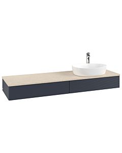Villeroy & Boch Antao meuble sous vasque 1600x190x500mm L16153HG avec éclairage avec structure FK/AP: HG/3