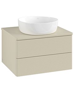 Villeroy & Boch Antao Waschtischunterschrank 600x360x500mm L18110HJ mit Beleuchtung mit Struktur FK/AP: HJ/0