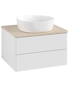Villeroy & Boch Antao Waschtischunterschrank 600x360x500mm L18113GF mit Beleuchtung mit Struktur FK/AP: GF/3