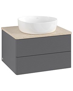 Villeroy & Boch Antao meuble sous vasque 600x360x500mm L18113GK avec éclairage avec structure FK/AP: GK/3
