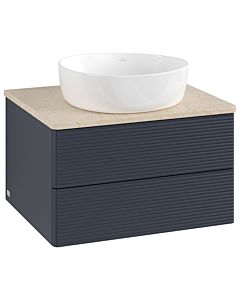 Villeroy & Boch Antao Waschtischunterschrank 600x360x500mm L18113HG mit Beleuchtung mit Struktur FK/AP: HG/3
