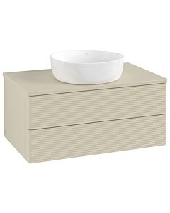 Villeroy & Boch Antao Waschtischunterschrank 800x360x500mm L19110HJ mit Beleuchtung mit Struktur FK/AP: HJ/0