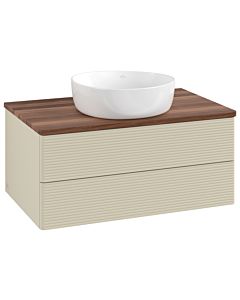 Villeroy & Boch Antao Waschtischunterschrank 800x360x500mm L19112HJ mit Beleuchtung mit Struktur FK/AP: HJ/2
