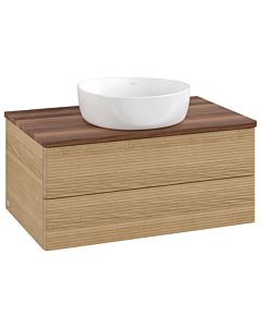 Villeroy & Boch Antao meuble sous vasque 800x360x500mm L19112HN avec éclairage avec structure FK/AP: HN/2