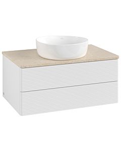 Villeroy & Boch Antao meuble sous vasque 800x360x500mm L19113GF avec éclairage avec structure FK/AP: GF/3