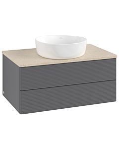 Villeroy & Boch Antao meuble sous vasque 800x360x500mm L19113GK avec éclairage avec structure FK/AP: GK/3