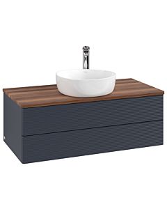 Villeroy & Boch Antao Waschtischunterschrank 1000x360x500mm L20152HG mit Beleuchtung mit Struktur FK/AP: HG/2