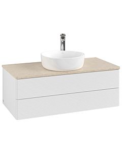 Villeroy & Boch Antao Waschtischunterschrank 1000x360x500mm L20153GF mit Beleuchtung mit Struktur FK/AP: GF/3