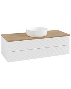 Villeroy & Boch Antao Waschtischunterschrank 1200x360x500mm L21111GF mit Beleuchtung mit Struktur FK/AP: GF/1