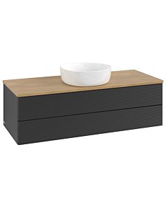 Villeroy & Boch Antao Waschtischunterschrank 1200x360x500mm L21111PD mit Beleuchtung mit Struktur FK/AP: PD/1