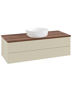 Villeroy & Boch Antao Waschtischunterschrank 1200x360x500mm L21112HJ mit Beleuchtung mit Struktur FK/AP: HJ/2