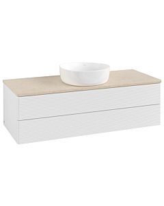 Villeroy & Boch Antao Waschtischunterschrank 1200x360x500mm L21113GF mit Beleuchtung mit Struktur FK/AP: GF/3
