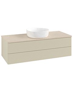 Villeroy & Boch Antao Waschtischunterschrank 1200x360x500mm L21113HJ mit Beleuchtung mit Struktur FK/AP: HJ/3