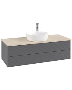 Villeroy & Boch Antao meuble sous vasque 1200x360x500mm L21153GK avec éclairage avec structure FK/AP: GK/3