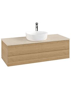 Villeroy & Boch Antao meuble sous vasque 1200x360x500mm L21153HN avec éclairage avec structure FK/AP: HN/3