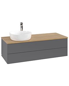 Villeroy & Boch Antao Waschtischunterschrank 1200x360x500mm L22051GK mit Beleuchtung FK/AP: GK/1