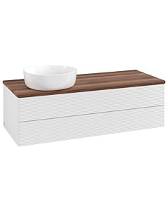 Villeroy & Boch Antao Waschtischunterschrank 1200x360x500mm L22112GF mit Beleuchtung mit Struktur FK/AP: GF/2