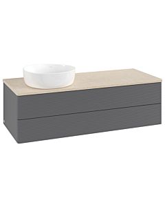 Villeroy & Boch Antao meuble sous vasque 1200x360x500mm L22113GK avec éclairage avec structure FK/AP: GK/3