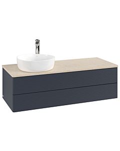 Villeroy & Boch Antao Waschtischunterschrank 1200x360x500mm L22153HG mit Beleuchtung mit Struktur FK/AP: HG/3