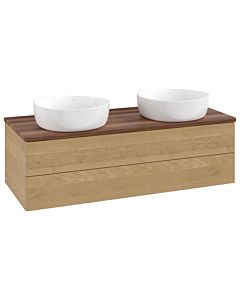 Villeroy & Boch Antao Waschtischunterschrank 1200x360x500mm L24012HN mit Beleuchtung FK/AP: HN/2