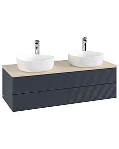 Villeroy & Boch Antao meuble sous vasque 1200x360x500mm L24153HG avec éclairage avec structure FK/AP: HG/3