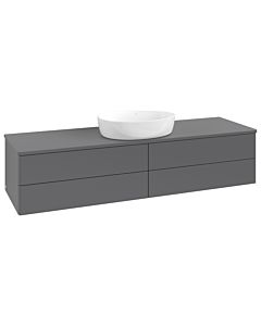 Villeroy & Boch Antao Waschtischunterschrank 1600x360x500mm L25010GK mit Beleuchtung FK/AP: GK/0