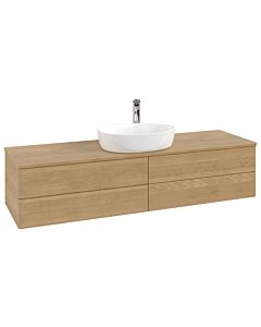 Villeroy & Boch Antao Waschtischunterschrank 1600x360x500mm L25051HN mit Beleuchtung FK/AP: HN/1