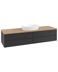 Villeroy & Boch Antao Waschtischunterschrank 1600x360x500mm L25111PD mit Beleuchtung mit Struktur FK/AP: PD/1
