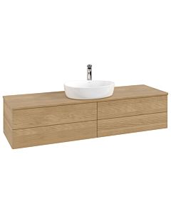 Villeroy & Boch Antao vanity unit 1600x360x500mm L25151HN with lighting with structure FK/AP: HN/ 2000