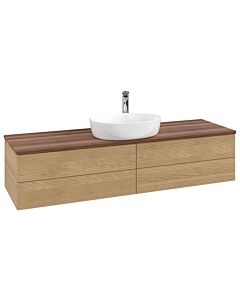 Villeroy & Boch Antao meuble sous vasque 1600x360x500mm L25152HN avec éclairage avec structure FK/AP: HN/2