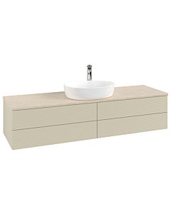 Villeroy & Boch Antao meuble sous vasque 1600x360x500mm L25153HJ avec éclairage avec structure FK/AP: HJ/3