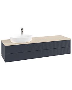 Villeroy & Boch Antao meuble sous vasque 1600x360x500mm L26153HG avec éclairage avec structure FK/AP: HG/3