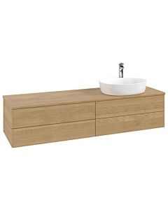 Villeroy & Boch Antao Waschtischunterschrank 1600x360x500mm L27051HN mit Beleuchtung FK/AP: HN/1