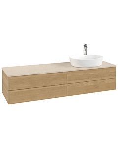 Villeroy & Boch Antao meuble sous vasque 1600x360x500mm L27053HN avec éclairage FK/AP: HN/3