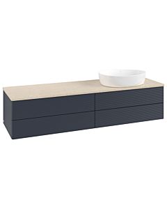 Villeroy & Boch Antao meuble sous vasque 1600x360x500mm L27113HG avec éclairage avec structure FK/AP: HG/3