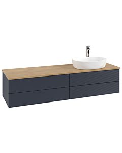 Villeroy & Boch Antao meuble sous vasque 1600x360x500mm L27151HG avec éclairage avec structure FK/AP: HG/ 2000