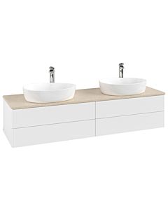 Villeroy & Boch Antao vanity unit 1600x360x500mm L28053MT with lighting FK/AP: MT/3