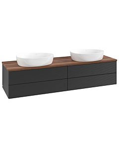 Villeroy & Boch Antao Waschtischunterschrank 1600x360x500mm L28112PD mit Beleuchtung mit Struktur FK/AP: PD/2