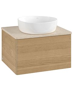 Villeroy & Boch Antao Waschtischunterschrank 600x360x500mm L29113HN mit Beleuchtung mit Struktur FK/AP: HN/3