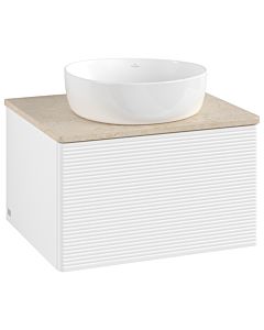 Villeroy & Boch Antao Waschtischunterschrank 600x360x500mm L29113MT mit Beleuchtung mit Struktur FK/AP: MT/3