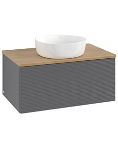 Villeroy & Boch Antao meuble sous vasque 800x360x500mm L30111GK avec éclairage avec structure FK/AP: GK/ 2000