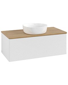 Villeroy & Boch Antao Waschtischunterschrank 1000x360x500mm L31111GF mit Beleuchtung mit Struktur FK/AP: GF/1