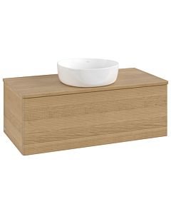 Villeroy & Boch Antao Waschtischunterschrank 1000x360x500mm L31111HN mit Beleuchtung mit Struktur FK/AP: HN/1